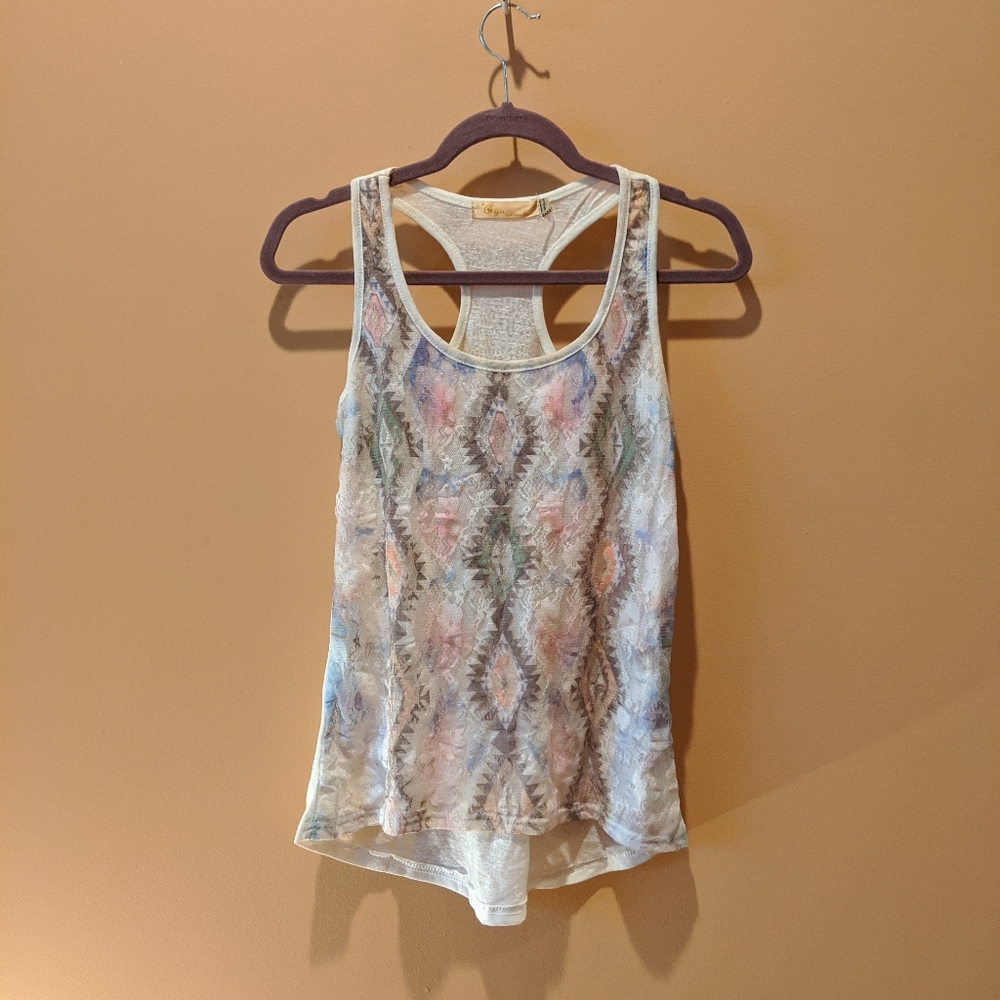 Multi color tank top